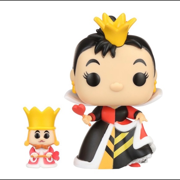 ♥️Alice in Wonderland♥️ 70th Anniversary- Queen Of Hearts with King #106… - Picture 3 of 14